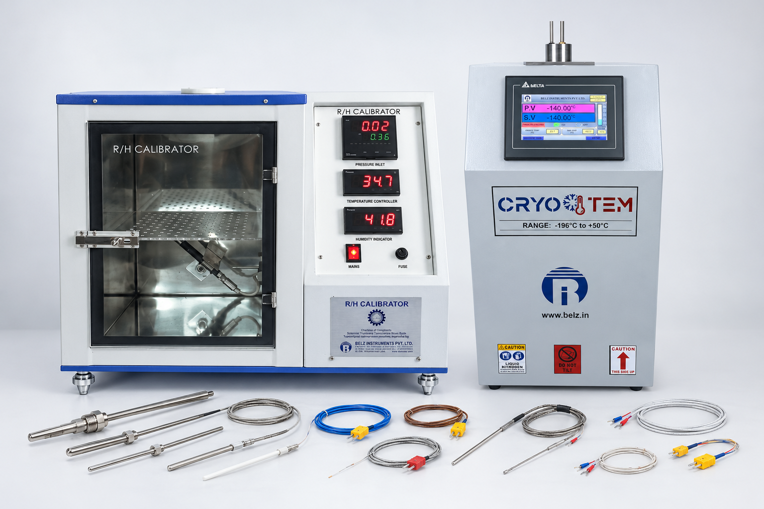 Gauge block set, calibration weight set and micrometers on a granite surface